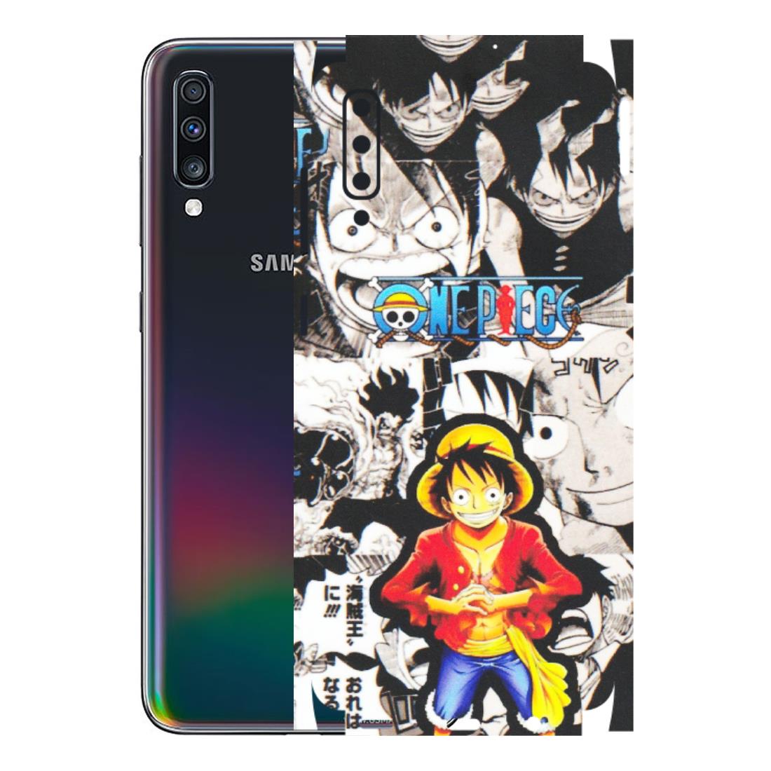 Samsung A/S Series Phone Skins (All Models) - One Piece B&W - Matte Finish (M-63) Samsung Galaxy A70