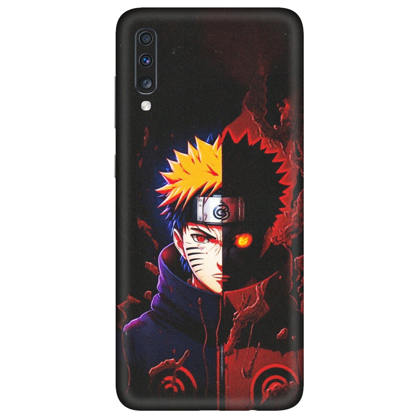 Samsung A/S Series Phone Skins (All Models) - Naruto X Evil - Matte Finish (M-70) Samsung Galaxy A70