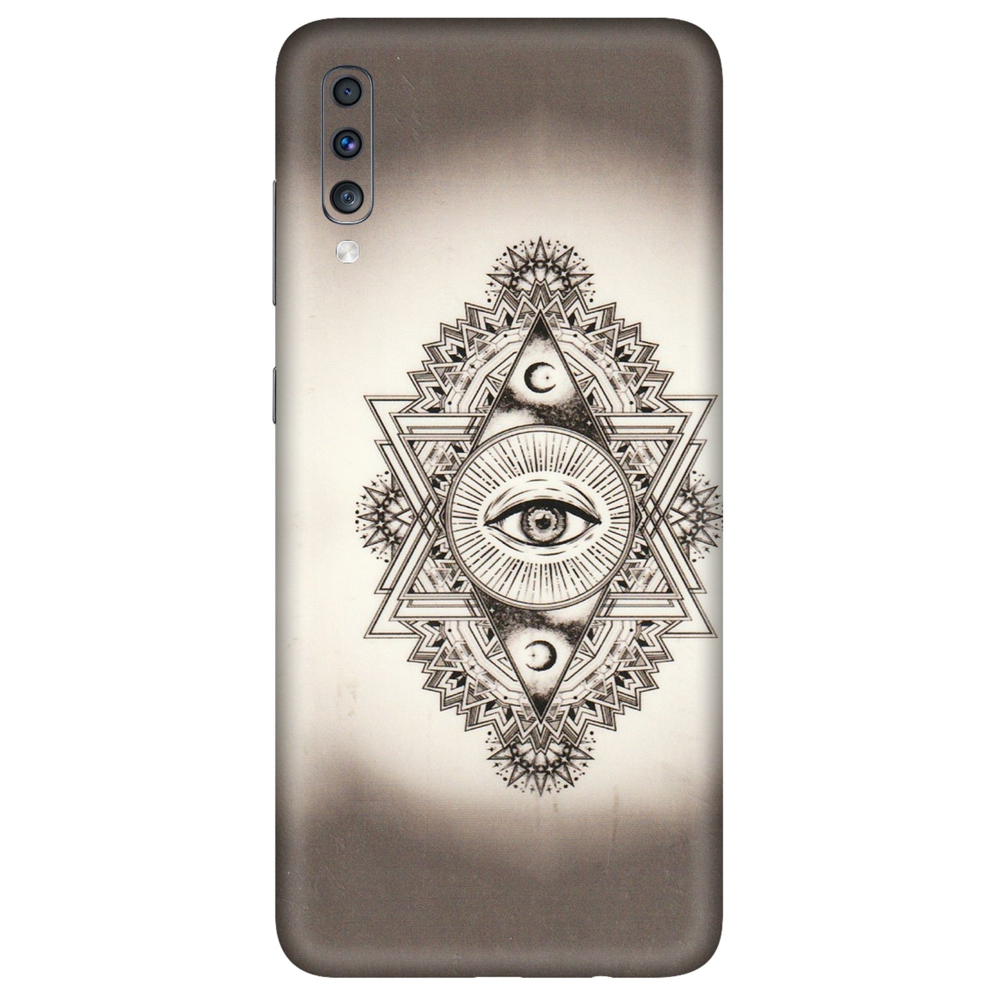 Samsung A/S Series Phone Skins (All Models) - Illuminati Great Eye - Transparent Finish (T-14) Samsung Galaxy A70