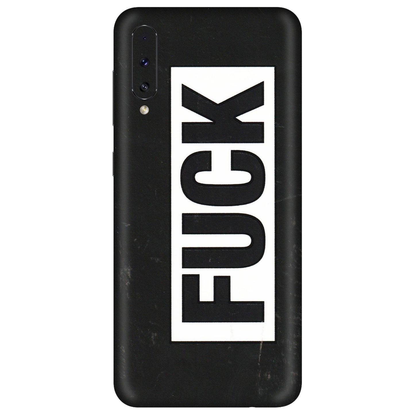 Samsung A/S Series Phone Skins (All Models) - The F Word - 3D Embossed Finish (L-255) Samsung Galaxy A70s