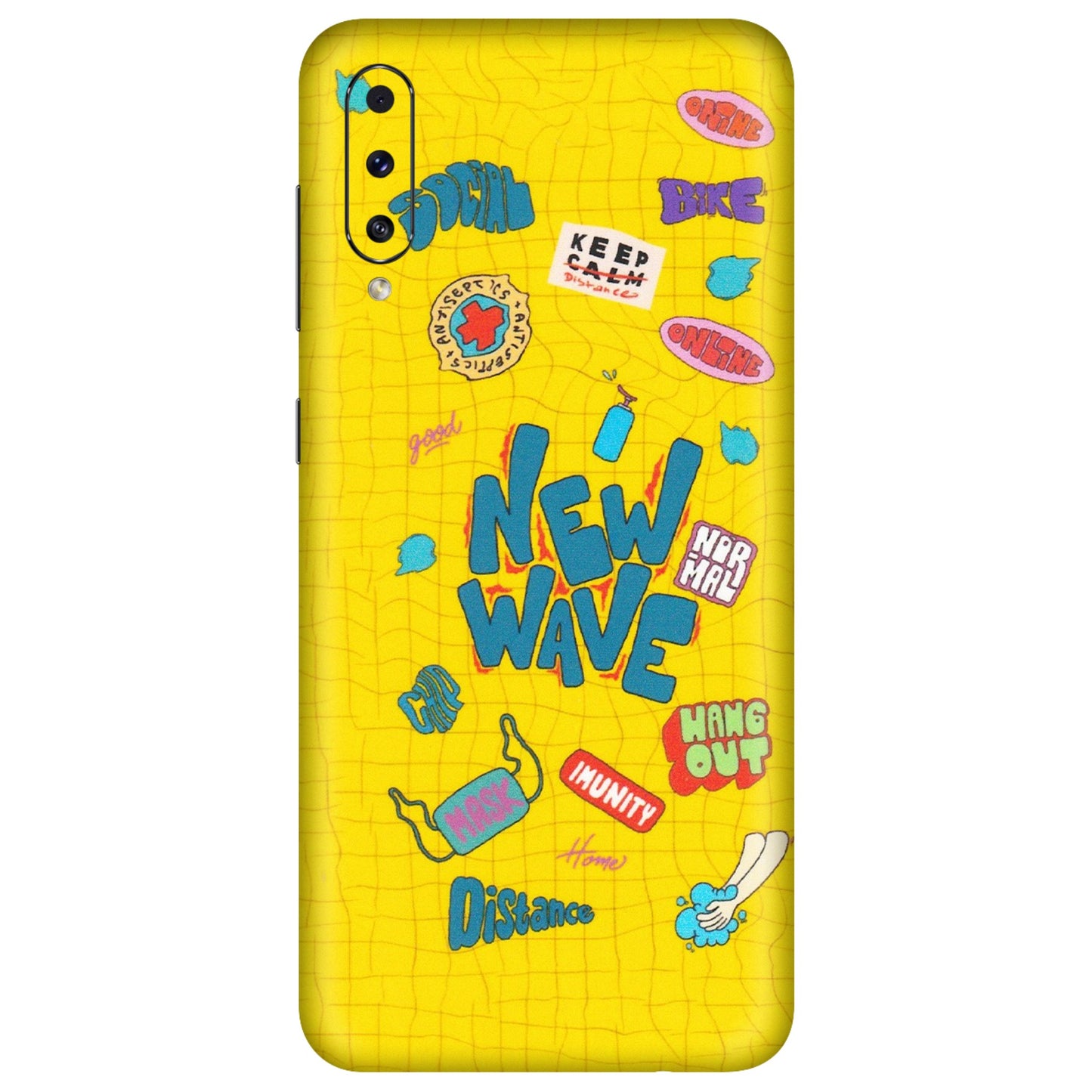 Samsung A/S Series Phone Skins (All Models) - New Wave Life - Matte Finish (M-17) Samsung Galaxy A70s