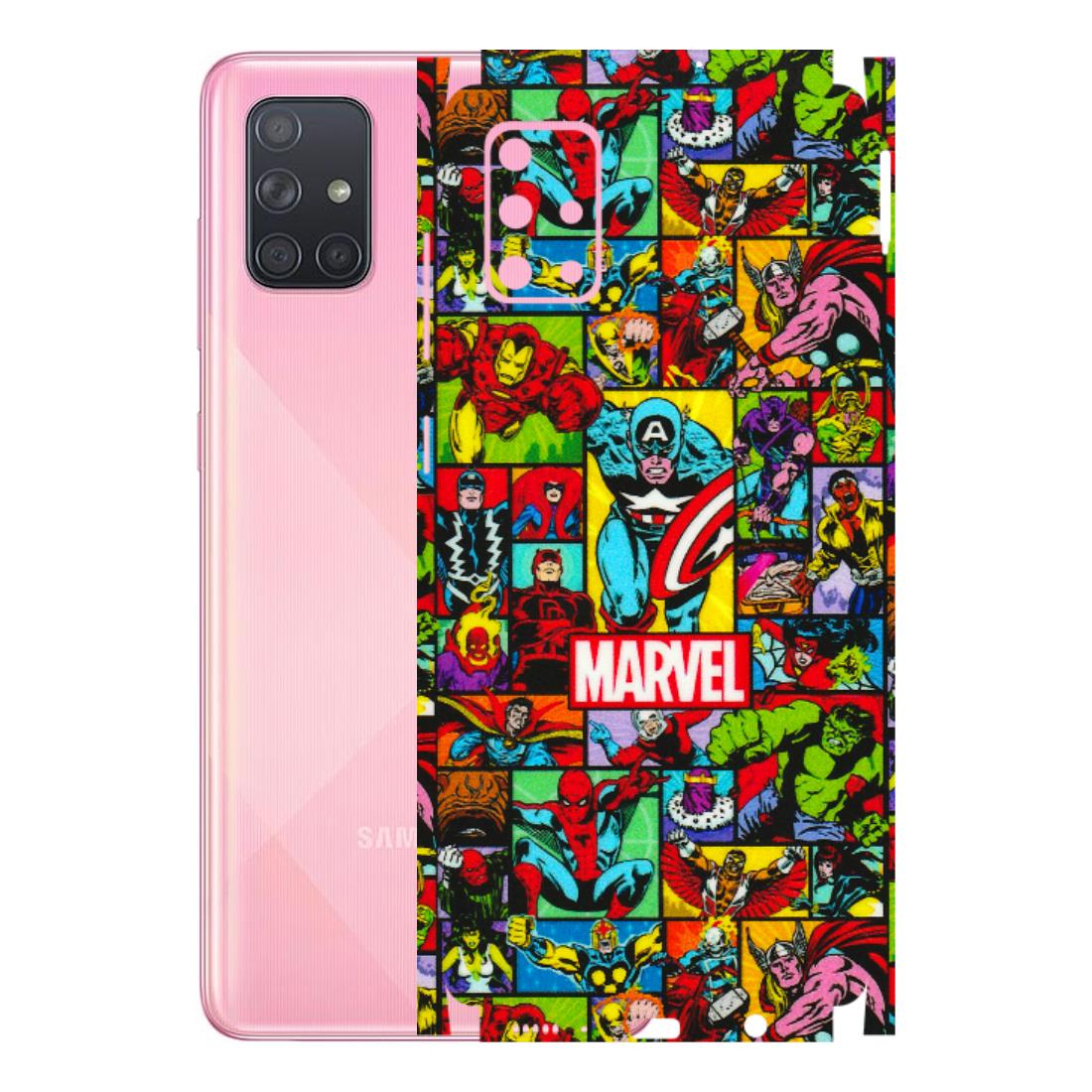 Samsung A/S Series Phone Skins (All Models) - MARVELOUS Comic Characters - 3D Embossed Finish (L-129) Samsung Galaxy A71