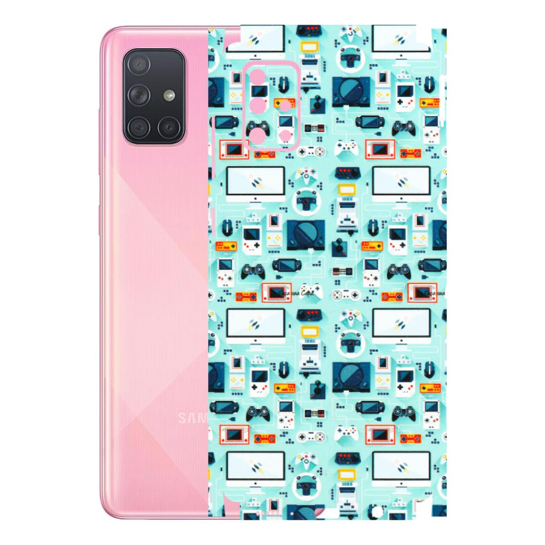 Samsung A/S Series Phone Skins (All Models) - Gadgets Doodle - 3D Embossed Finish (L-184) Samsung Galaxy A71