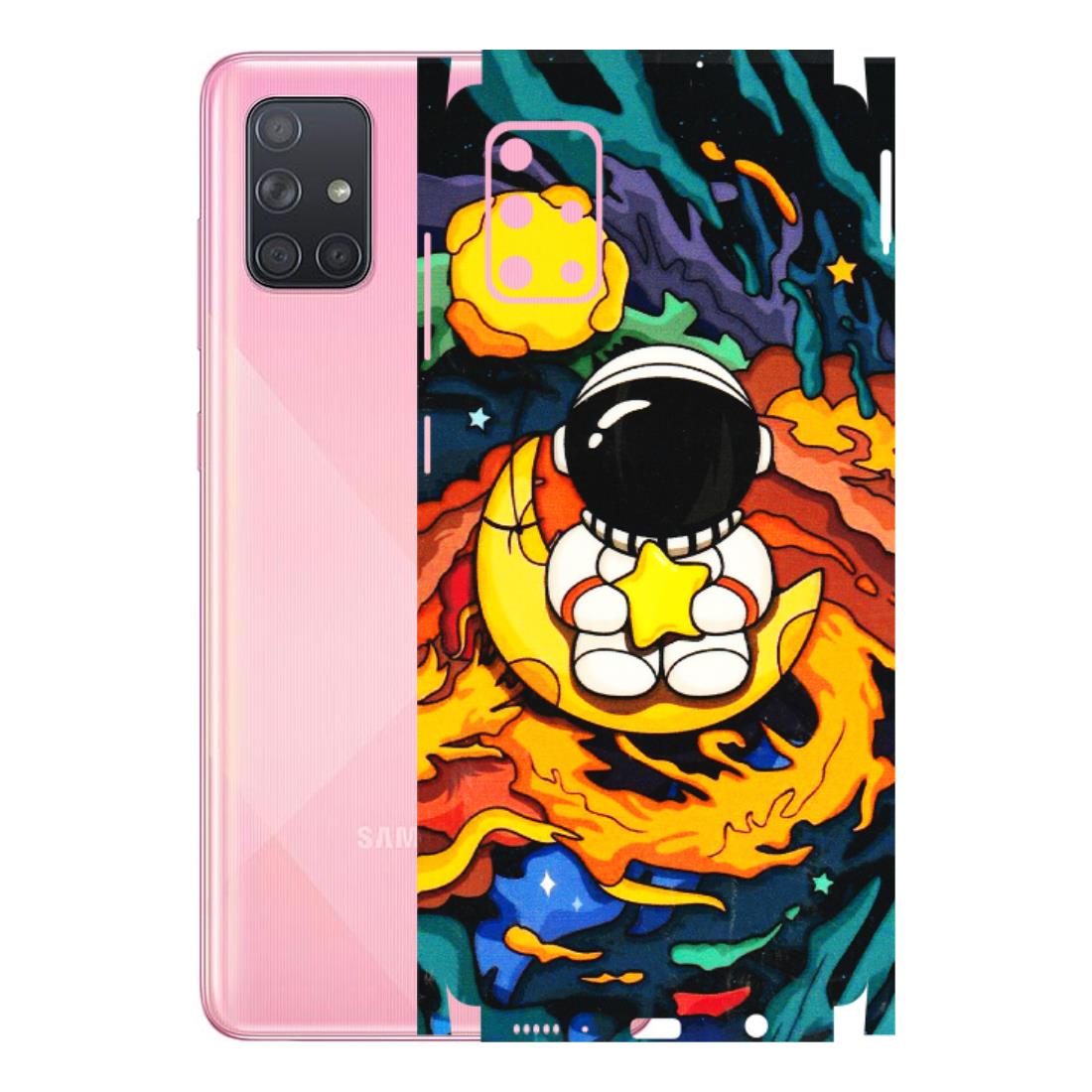 Samsung A/S Series Phone Skins (All Models) - Baby Astronaut - 3D Embossed Finish (L-197) Samsung Galaxy A71