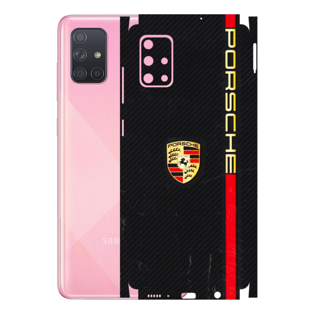 Samsung A/S Series Phone Skins (All Models) - Premium Porsche - 3D Embossed Finish (L-225) Samsung Galaxy A71