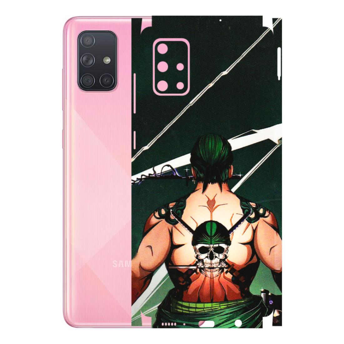Samsung A/S Series Phone Skins (All Models) - Zoro Anime - 3D Embossed Finish (L-23) Samsung Galaxy A71