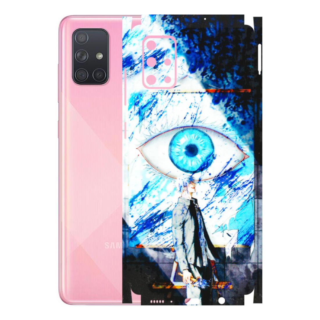 Samsung A/S Series Phone Skins (All Models) - Gojo Satoru evil eye - 3D Embossed Finish (L-239) Samsung Galaxy A71
