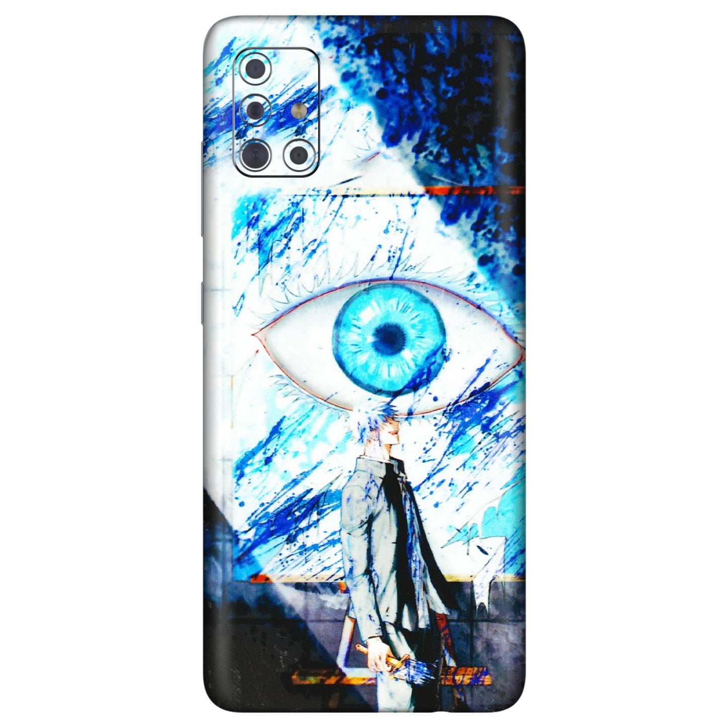 Samsung A/S Series Phone Skins (All Models) - Gojo Satoru evil eye - 3D Embossed Finish (L-239) Samsung Galaxy A71