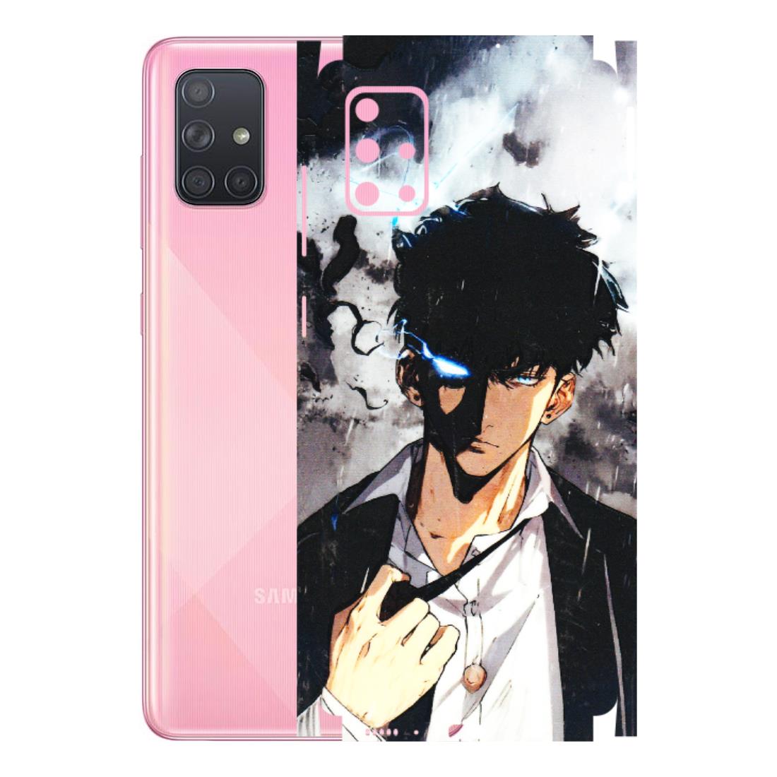 Samsung A/S Series Phone Skins (All Models) - Sung Jinwoo Manhwa Anime - 3D Embossed Finish (L-328) Samsung Galaxy A71