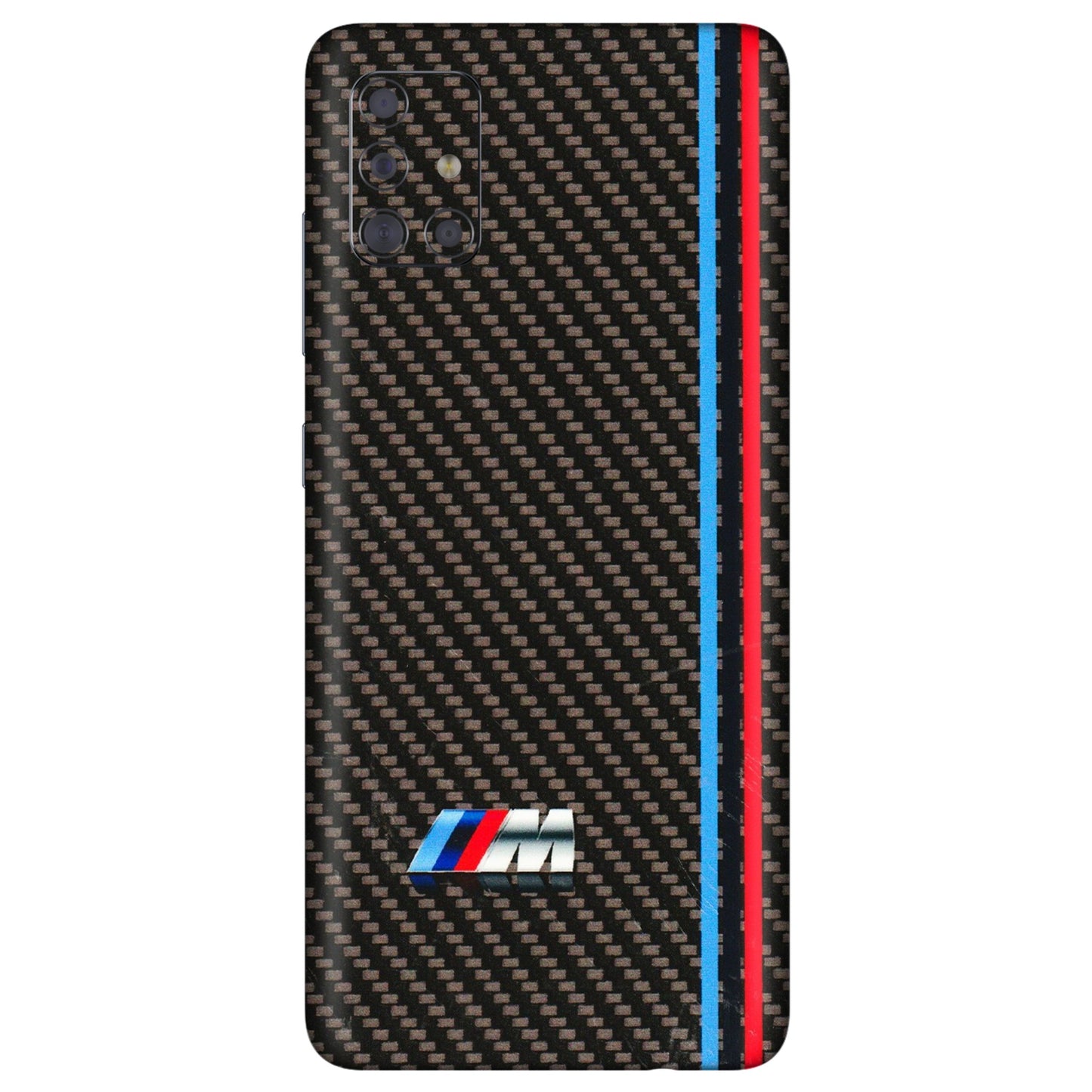 Samsung A/S Series Phone Skins (All Models) - BM Carbon Fiber Feels - 3D Embossed Finish (L-38) Samsung Galaxy A71
