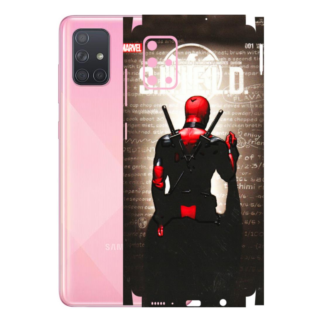Samsung A/S Series Phone Skins (All Models) - Deadpool - 3D Embossed Finish (L-56) Samsung Galaxy A71