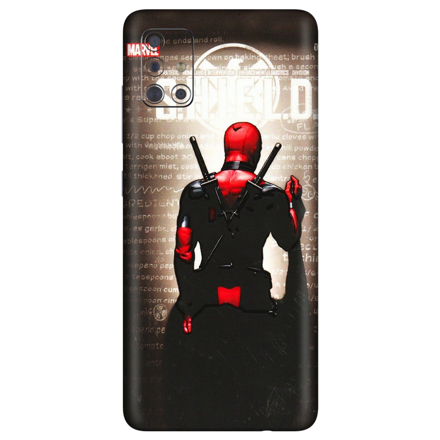 Samsung A/S Series Phone Skins (All Models) - Deadpool - 3D Embossed Finish (L-56) Samsung Galaxy A71