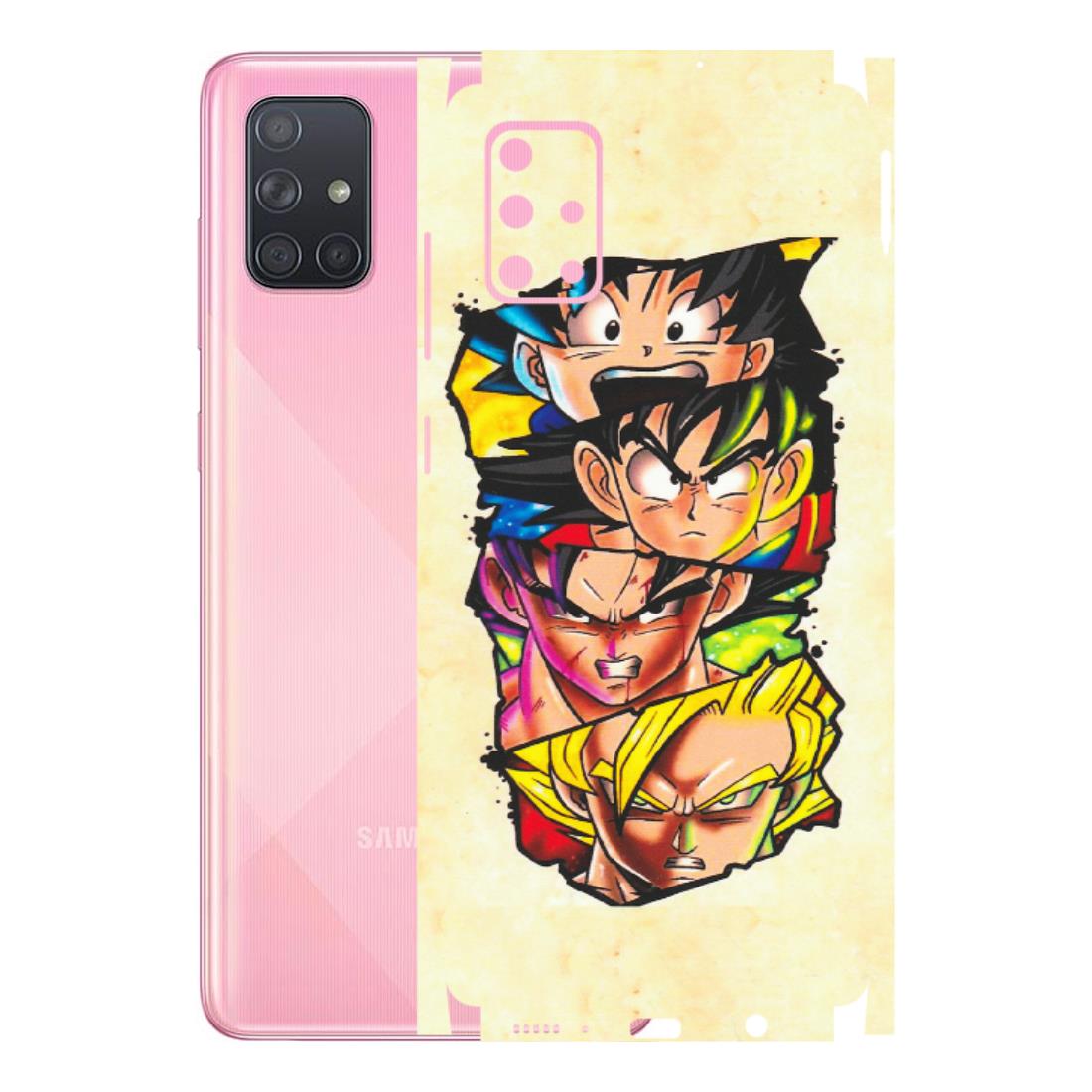 Samsung A/S Series Phone Skins (All Models) - Angry Multi Anime - Matte Finish (M-113) Samsung Galaxy A71