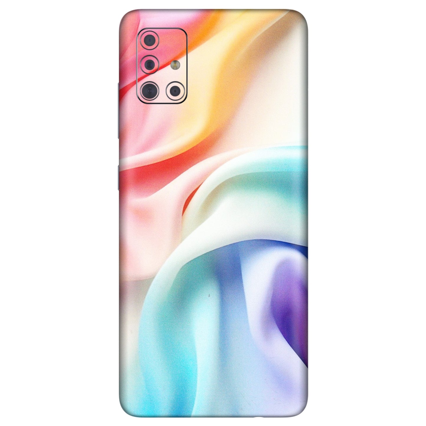 Samsung A/S Series Phone Skins (All Models) - Colourful Silk Cloth - Matte Finish (M-165) Samsung Galaxy A71