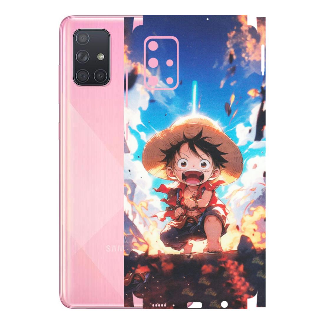 Samsung A/S Series Phone Skins (All Models) - Toon One Piece Cute Character - Matte Finish (M-35) Samsung Galaxy A71