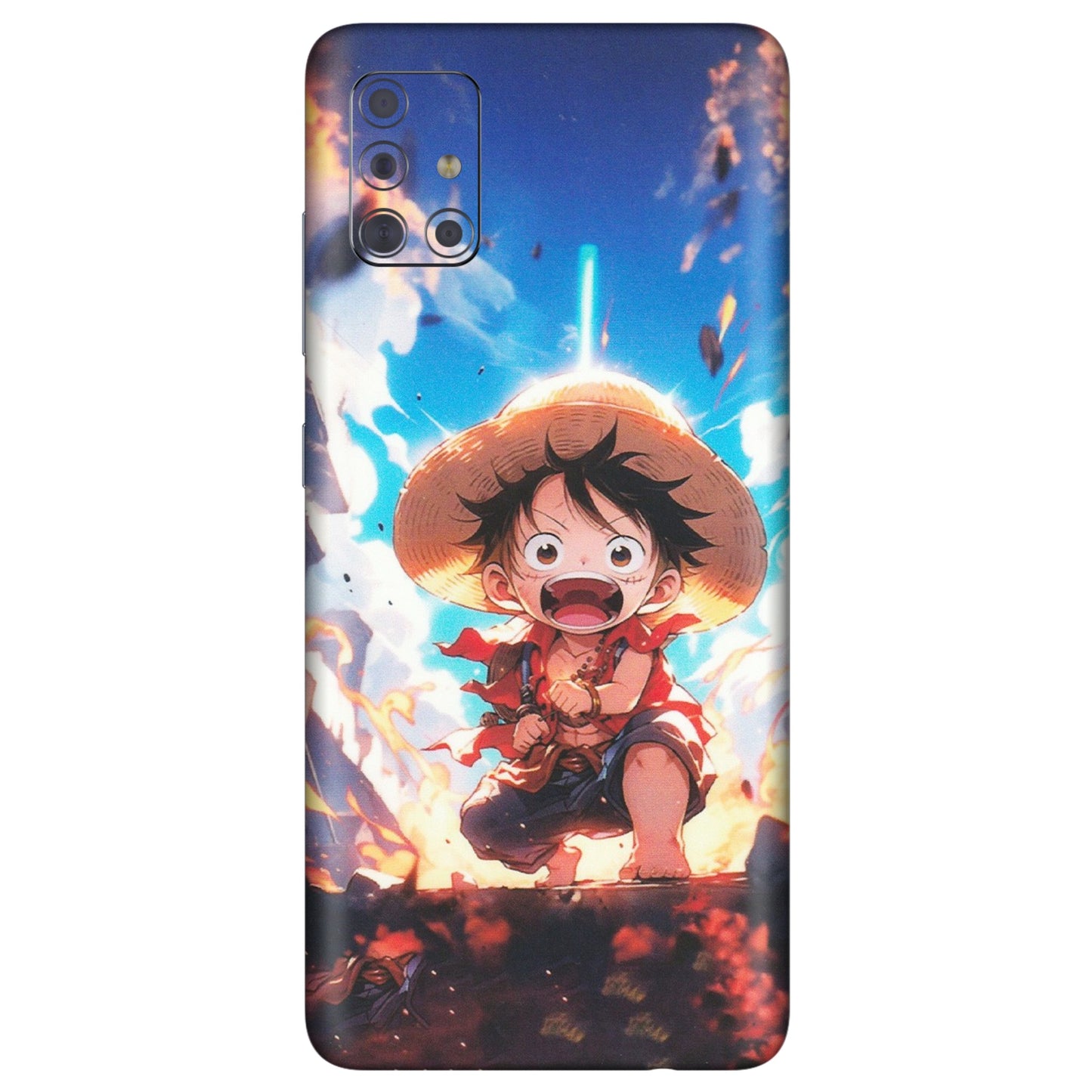 Samsung A/S Series Phone Skins (All Models) - Toon One Piece Cute Character - Matte Finish (M-35) Samsung Galaxy A71