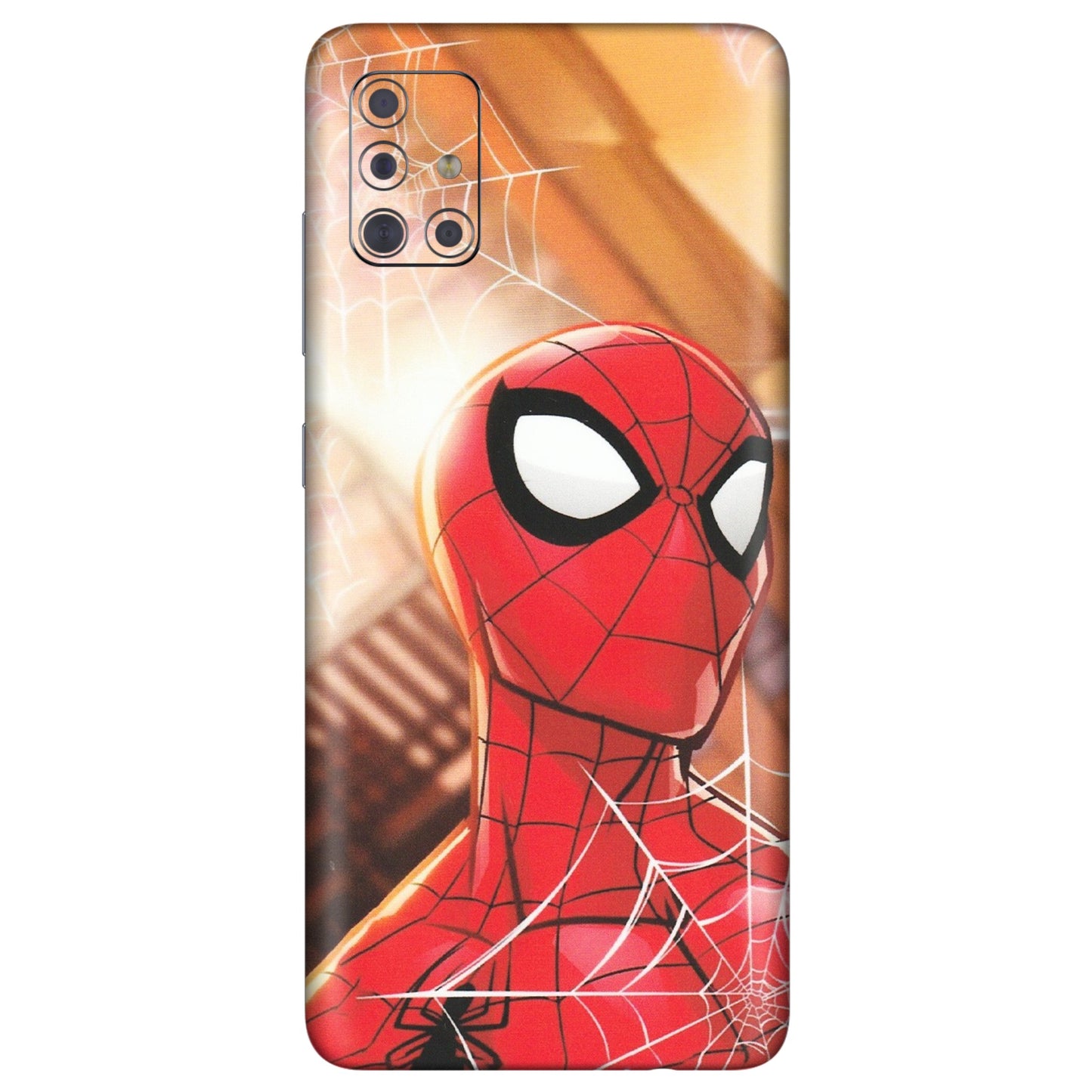 Samsung A/S Series Phone Skins (All Models) - Spiderman Face New - Matte Finish (M-41) Samsung Galaxy A71
