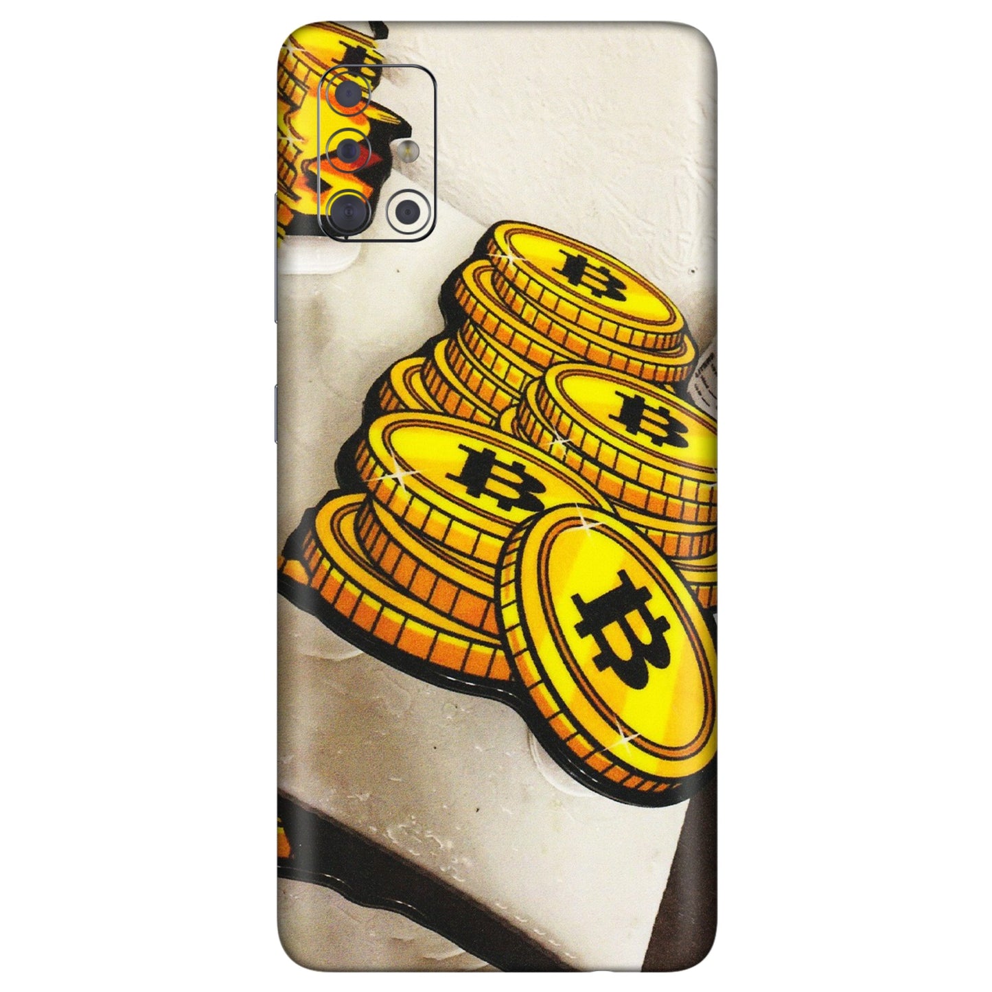 Samsung A/S Series Phone Skins (All Models) - Billionaire Bitcoin Collection - Matte Finish (M-92) Samsung Galaxy A71