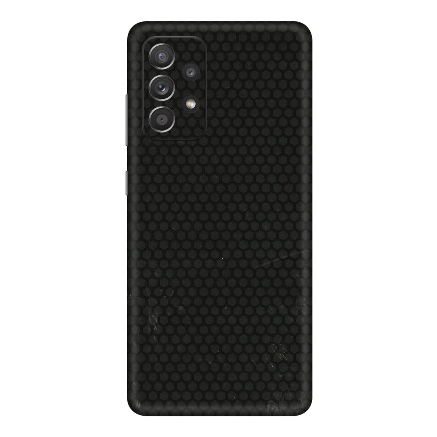 Samsung A/S Series Phone Skins (All Models) - Black honeycomb - 3D Embossed Finish (L-114) Samsung Galaxy A72