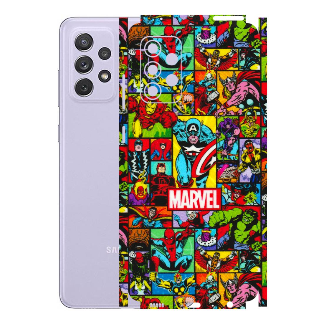 Samsung A/S Series Phone Skins (All Models) - MARVELOUS Comic Characters - 3D Embossed Finish (L-129) Samsung Galaxy A72