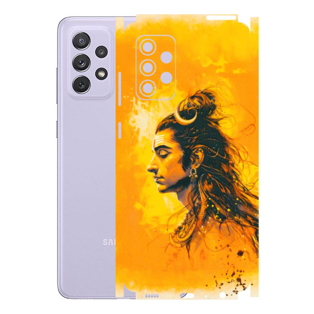 Samsung A/S Series Phone Skins (All Models) - Shiv Shakti - 3D Embossed Finish (L-14) Samsung Galaxy A72