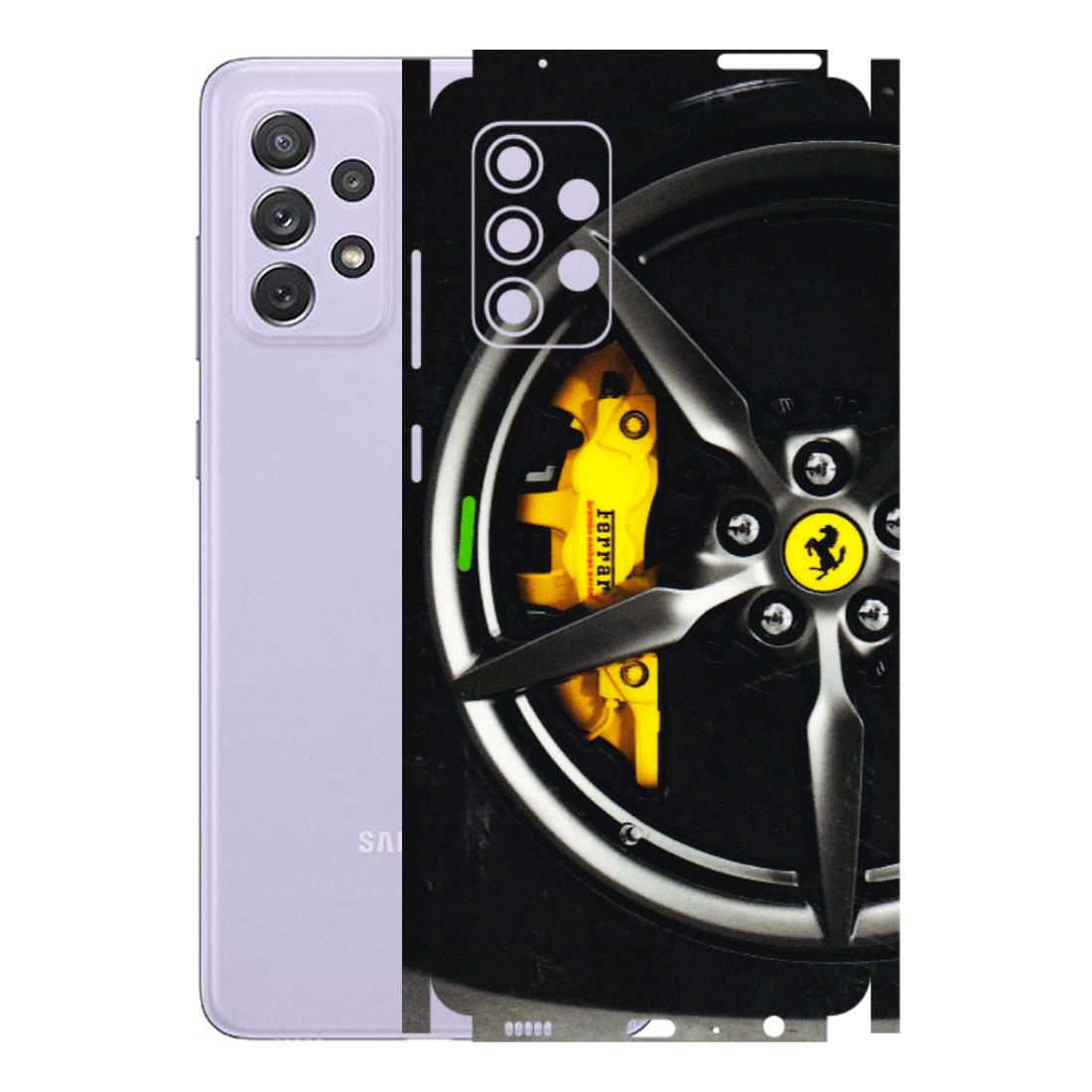 Samsung A/S Series Phone Skins (All Models) - Ferrari Wheel Alloy - 3D Embossed Finish (L-173) Samsung Galaxy A72
