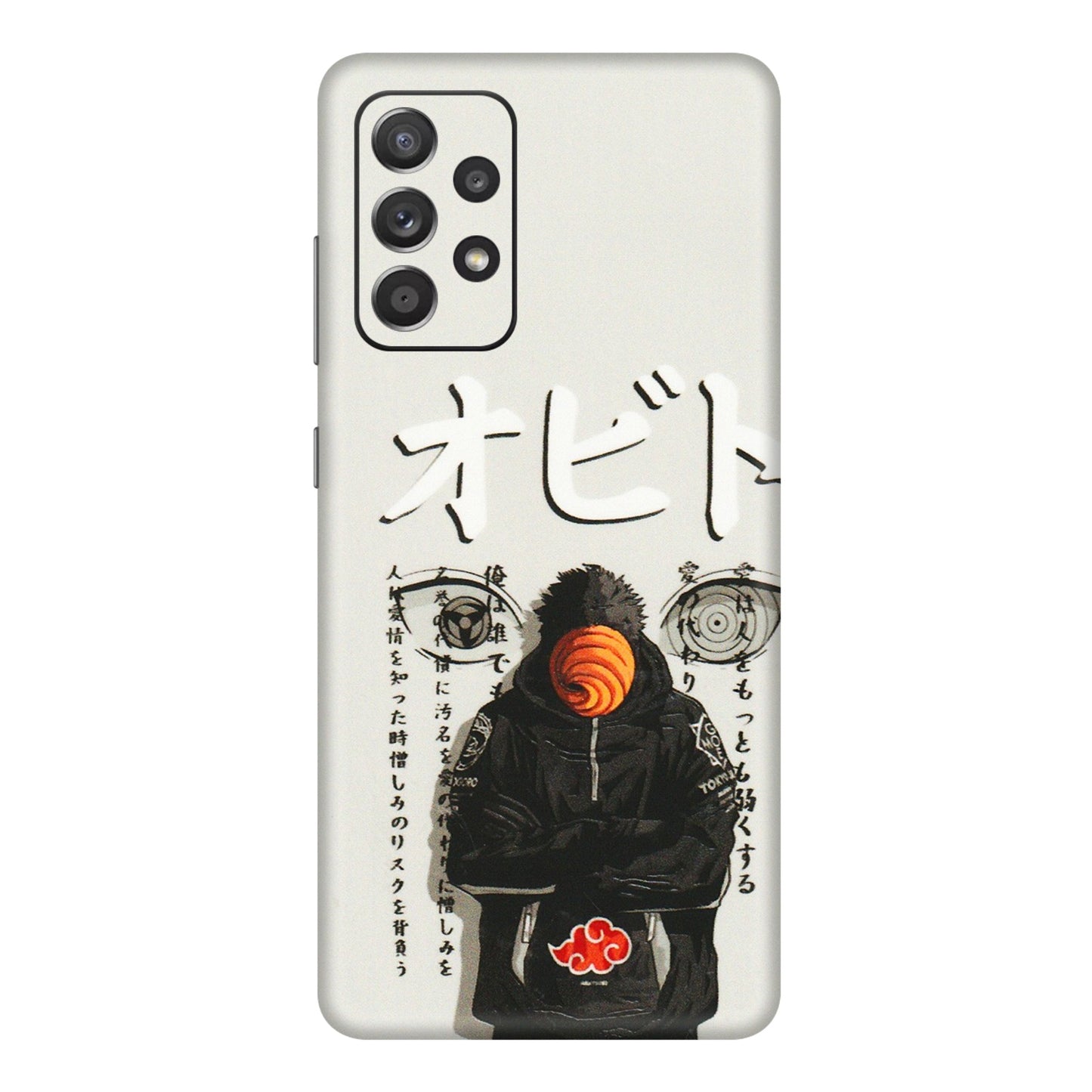 Samsung A/S Series Phone Skins (All Models) - Obito Anime Eye - 3D Embossed Finish (L-19) Samsung Galaxy A72