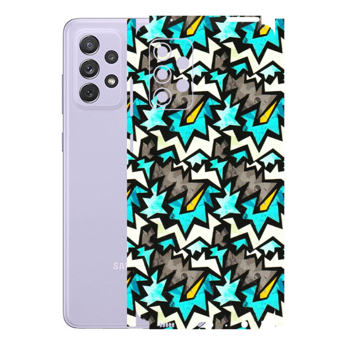 Samsung A/S Series Phone Skins (All Models) - Funky Zig Zag - 3D Embossed Finish (L-223) Samsung Galaxy A72