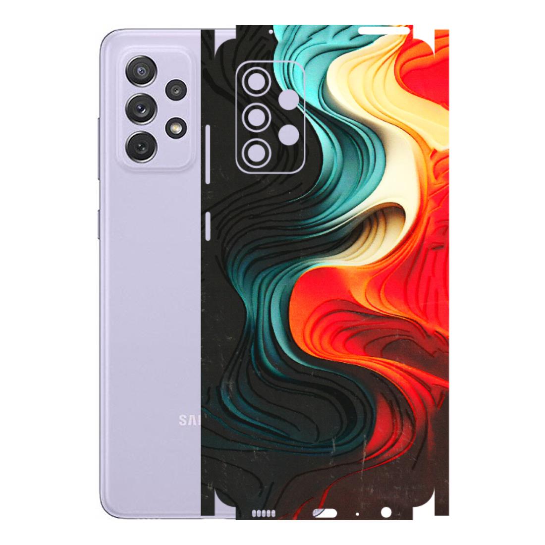 Samsung A/S Series Phone Skins (All Models) - The Silky Swirl - 3D Embossed Finish (L-240) Samsung Galaxy A72