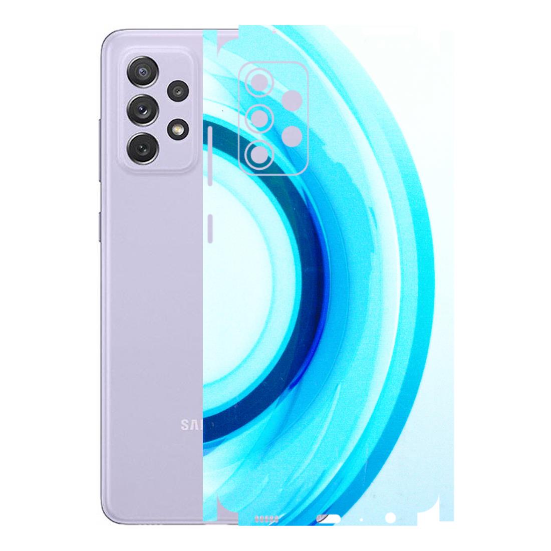 Samsung A/S Series Phone Skins (All Models) - The Blue Curve - 3D Embossed Finish (L-244) Samsung Galaxy A72