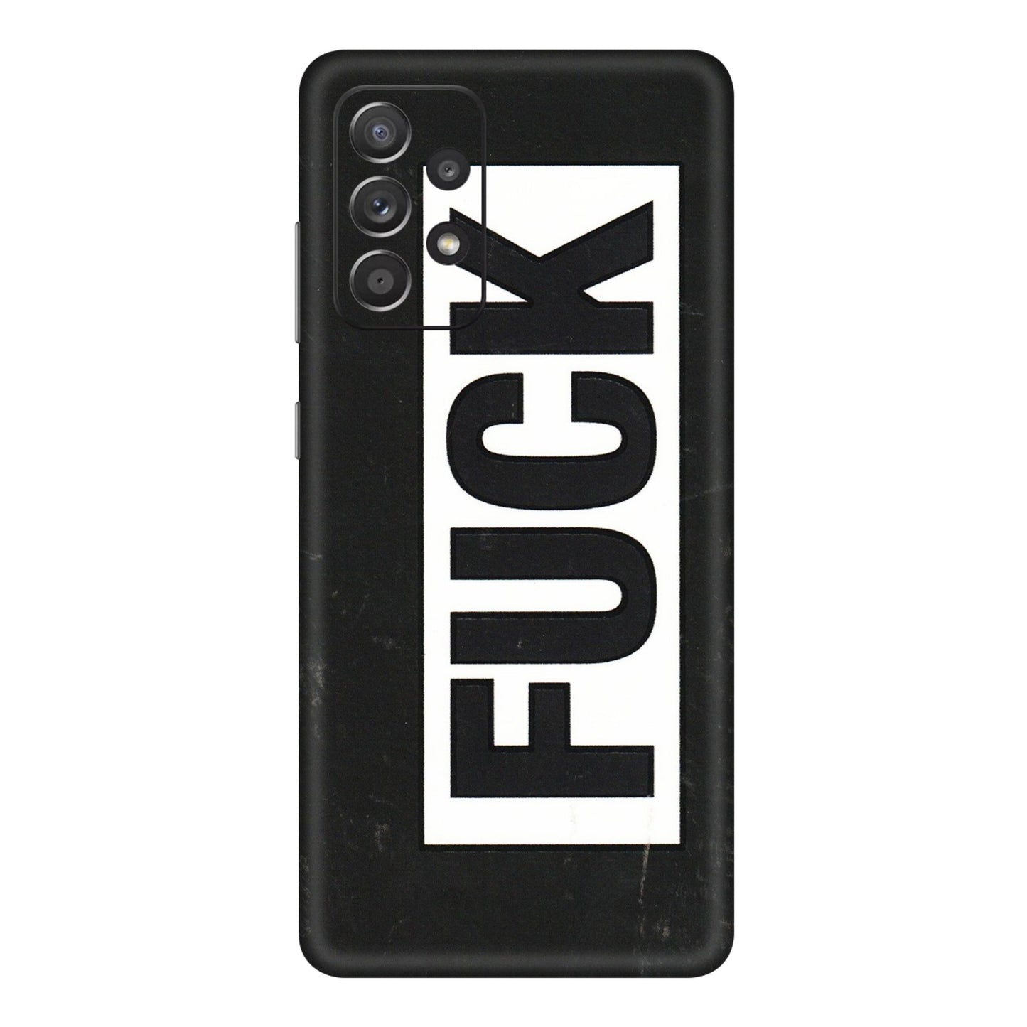 Samsung A/S Series Phone Skins (All Models) - The F Word - 3D Embossed Finish (L-255) Samsung Galaxy A72