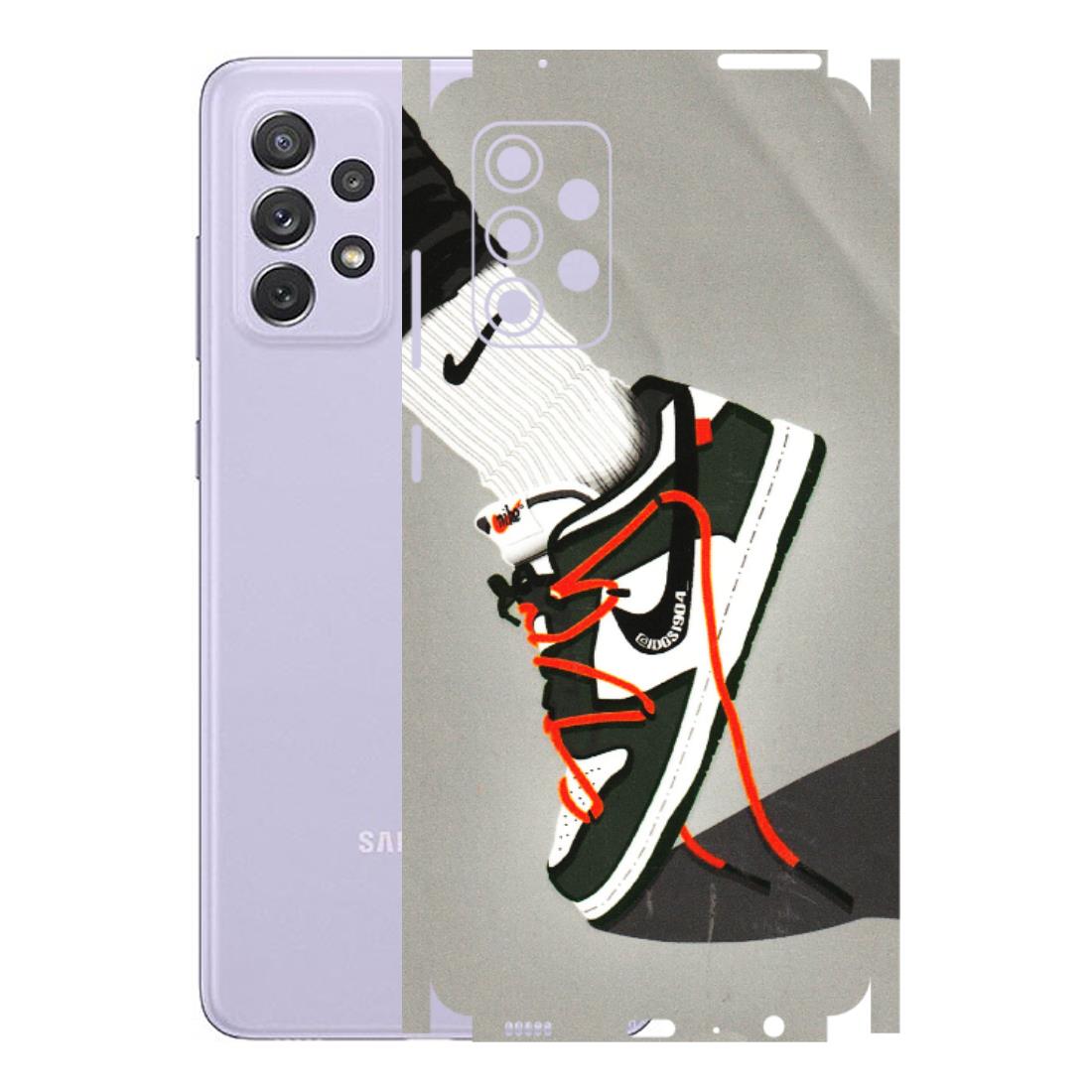 Samsung A/S Series Phone Skins (All Models) - New Grey Sneaker - 3D Embossed Finish (L-261) Samsung Galaxy A72