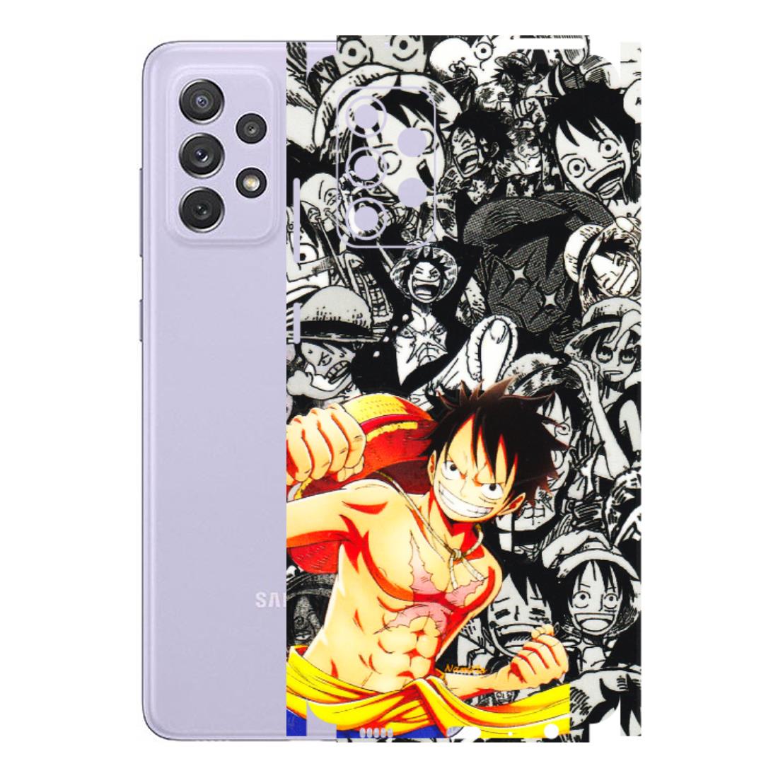 Samsung A/S Series Phone Skins (All Models) - Anime Comics Games Doodles - 3D Embossed Finish (L-27) Samsung Galaxy A72