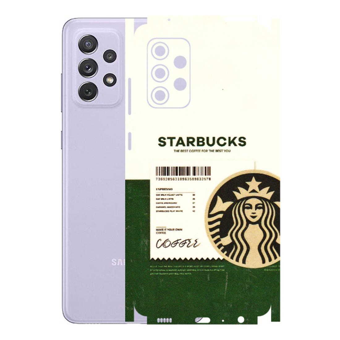 Samsung A/S Series Phone Skins (All Models) - Starbucks Barcode - 3D Embossed Finish (L-308) Samsung Galaxy A72