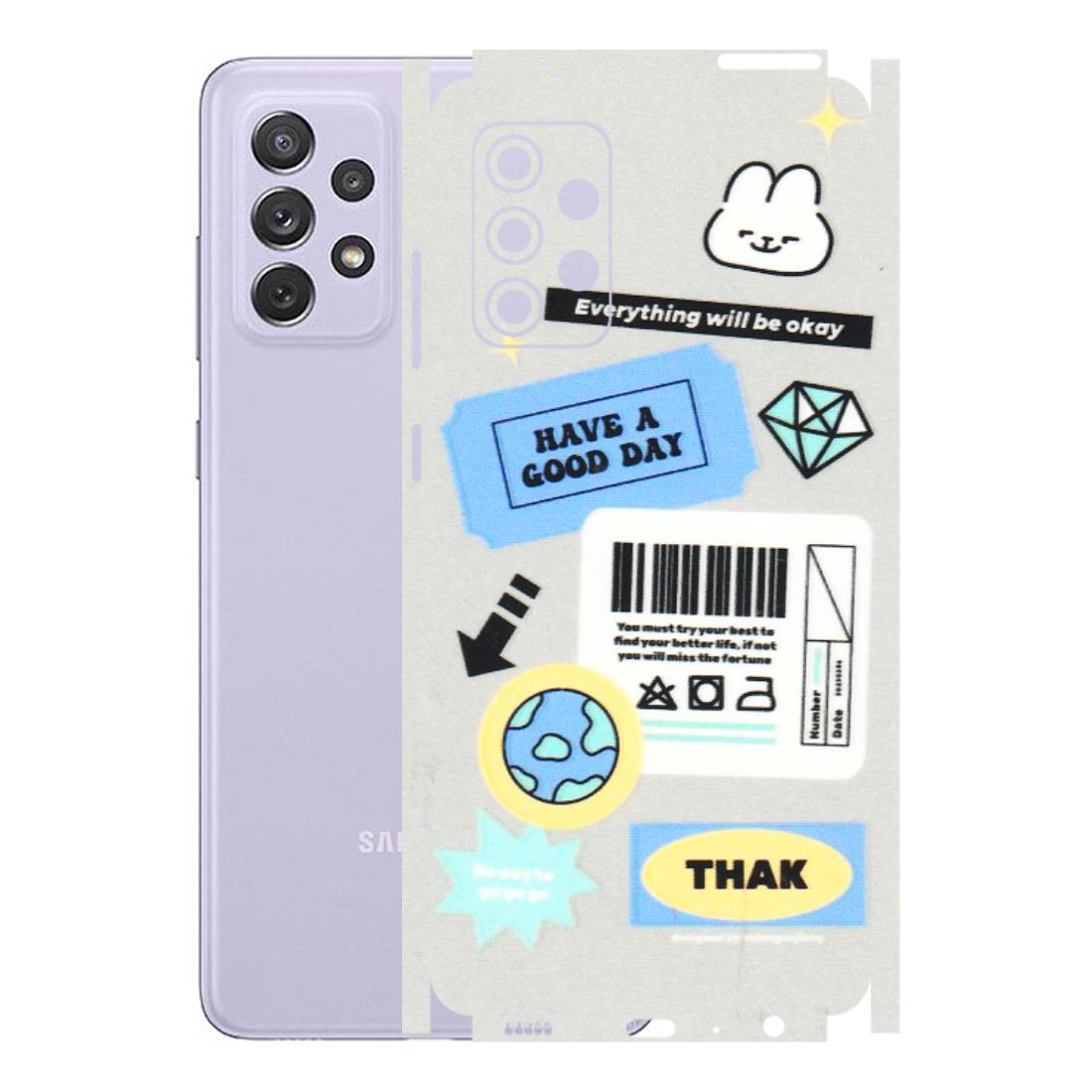Samsung A/S Series Phone Skins (All Models) - Will Be Okay Design - 3D Embossed Finish (L-316) Samsung Galaxy A72