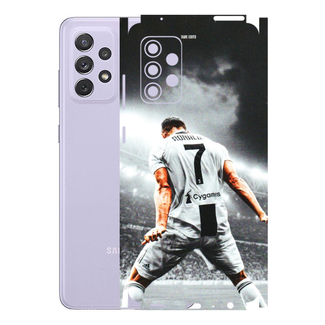 Samsung A/S Series Phone Skins (All Models) - Ronaldo CR7 Crazy - 3D Embossed Finish (L-44) Samsung Galaxy A72