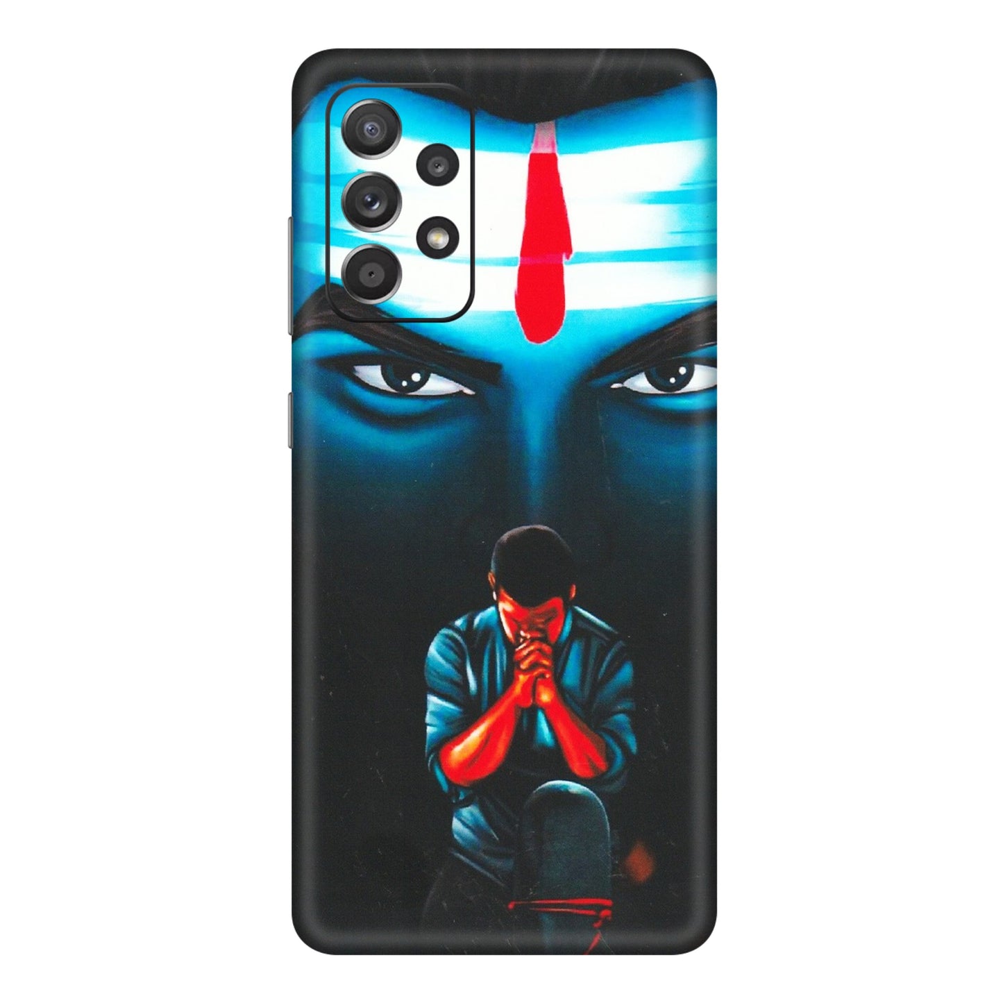 Samsung A/S Series Phone Skins (All Models) - Mahakal Bhakt - Matte Finish (M-112) Samsung Galaxy A72