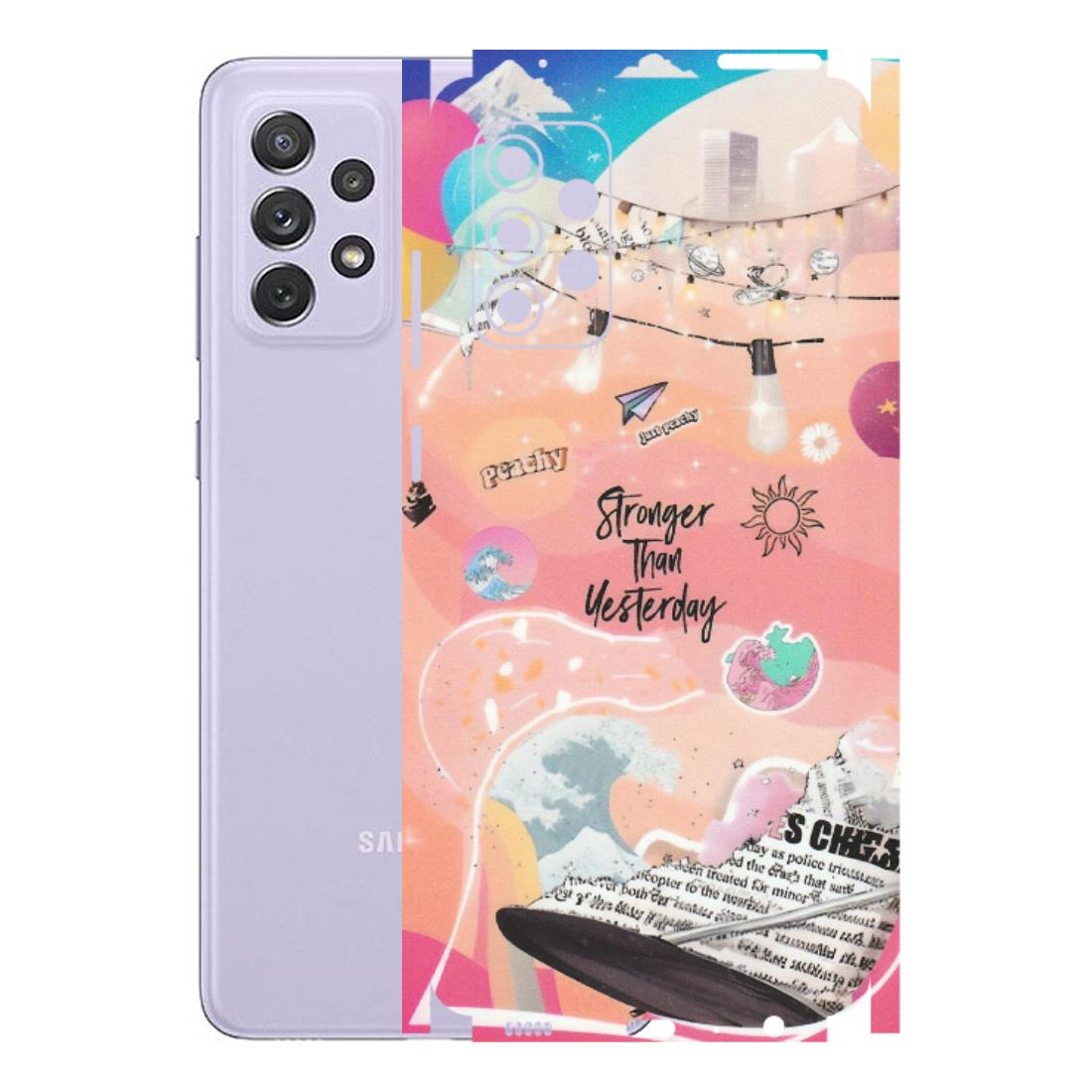 Samsung A/S Series Phone Skins (All Models) - Stronger Then Yesterday - Matte Finish (M-128) Samsung Galaxy A72