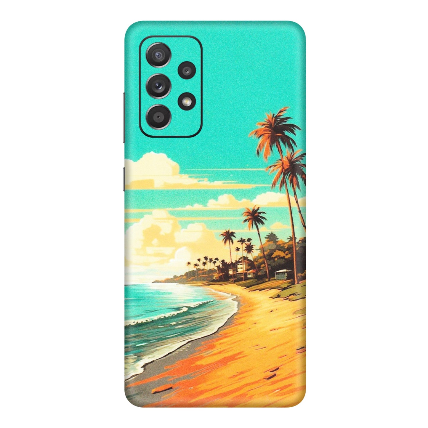 Samsung A/S Series Phone Skins (All Models) - Miami Beach - Matte Finish (M-136) Samsung Galaxy A72