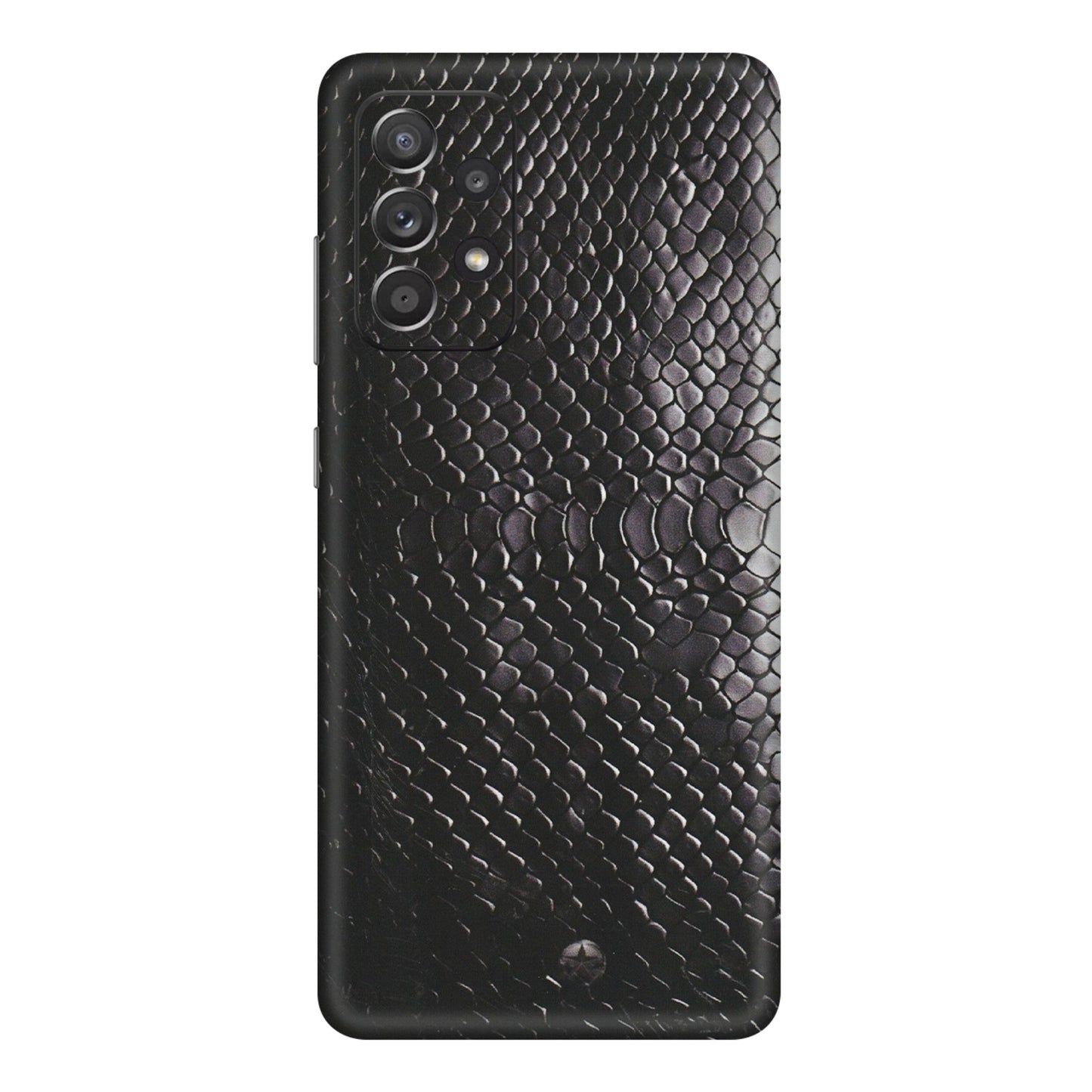 Samsung A/S Series Phone Skins (All Models) - Black Snack Leather - Matte Finish (M-147) Samsung Galaxy A72