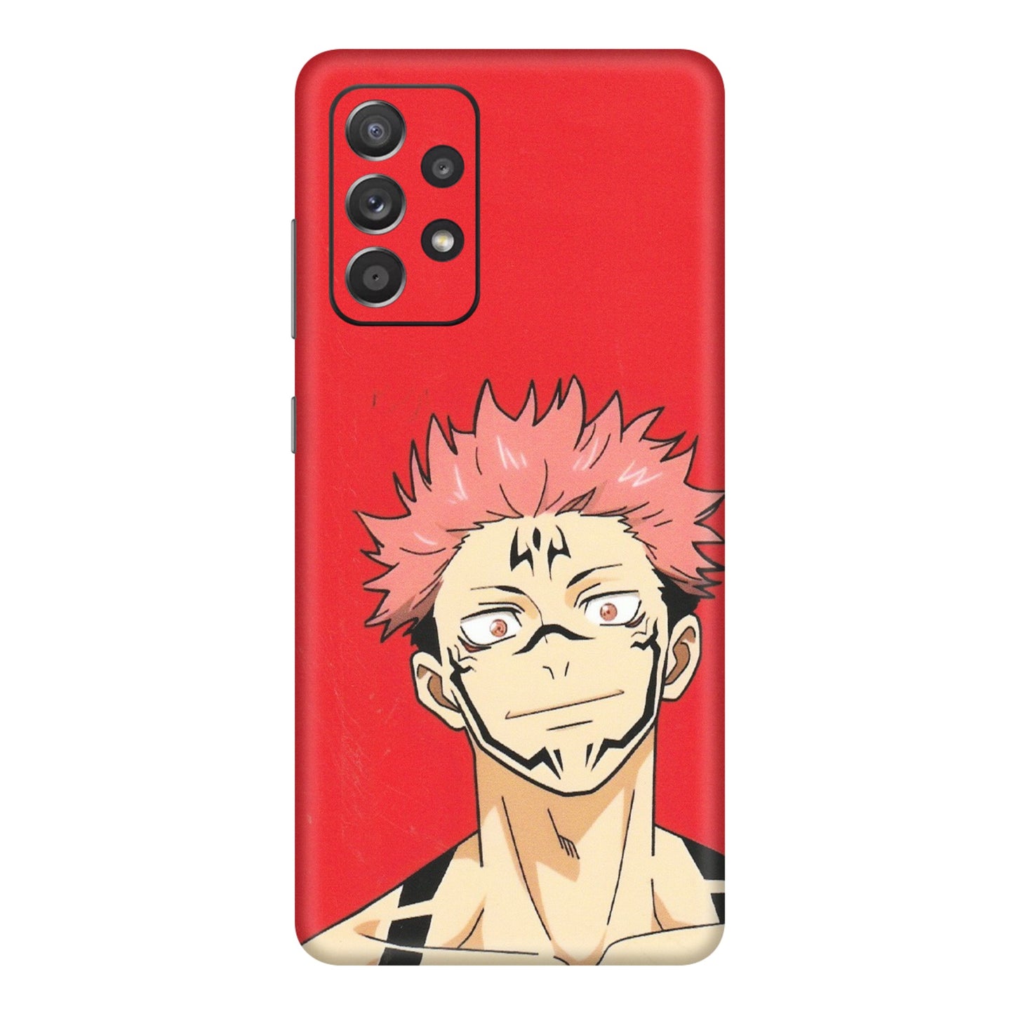 Samsung A/S Series Phone Skins (All Models) - Ryomen Sukuna Fun Anime - Matte Finish (M-153) Samsung Galaxy A72
