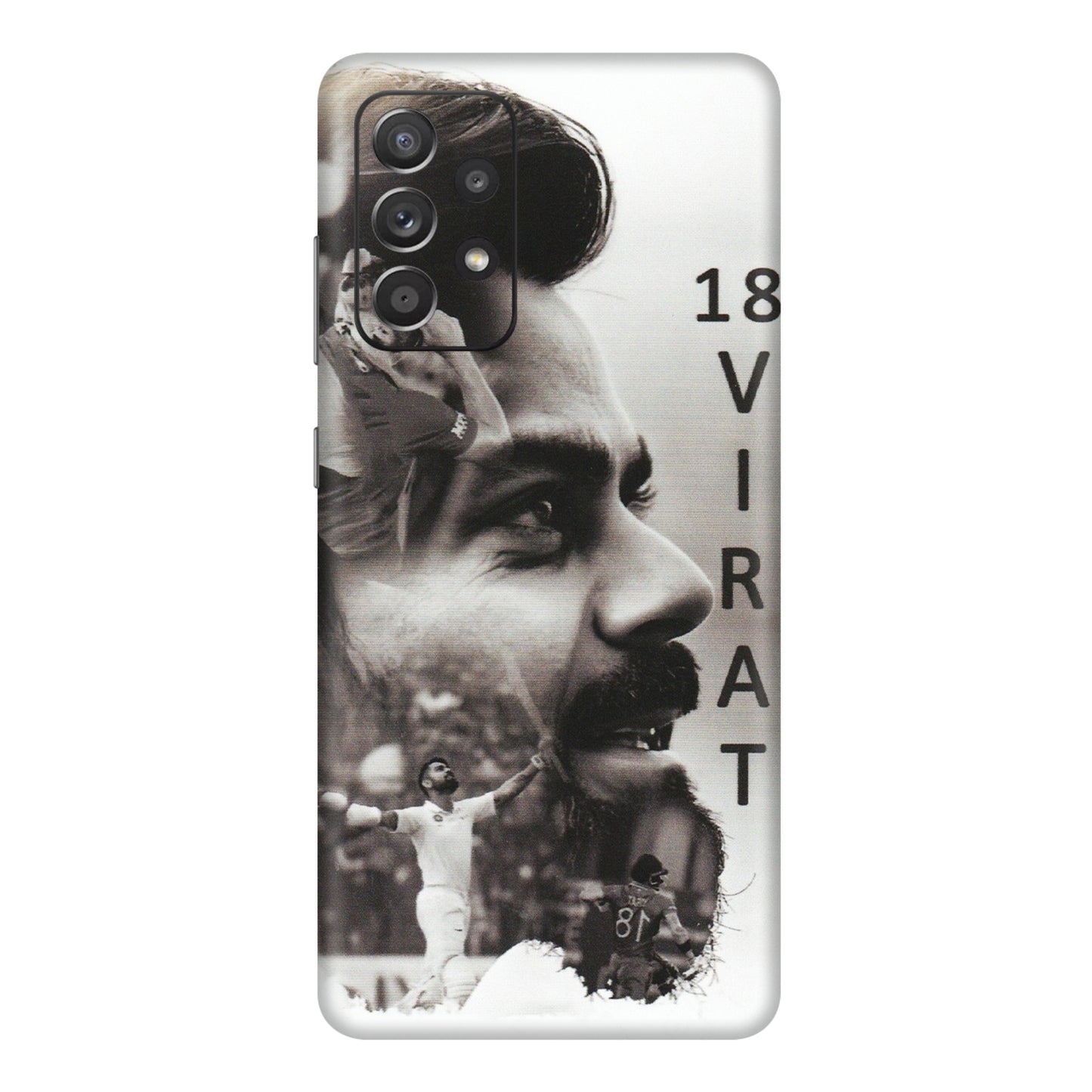 Samsung A/S Series Phone Skins (All Models) - Virat Kohli Cricketer - Matte Finish (M-163) Samsung Galaxy A72