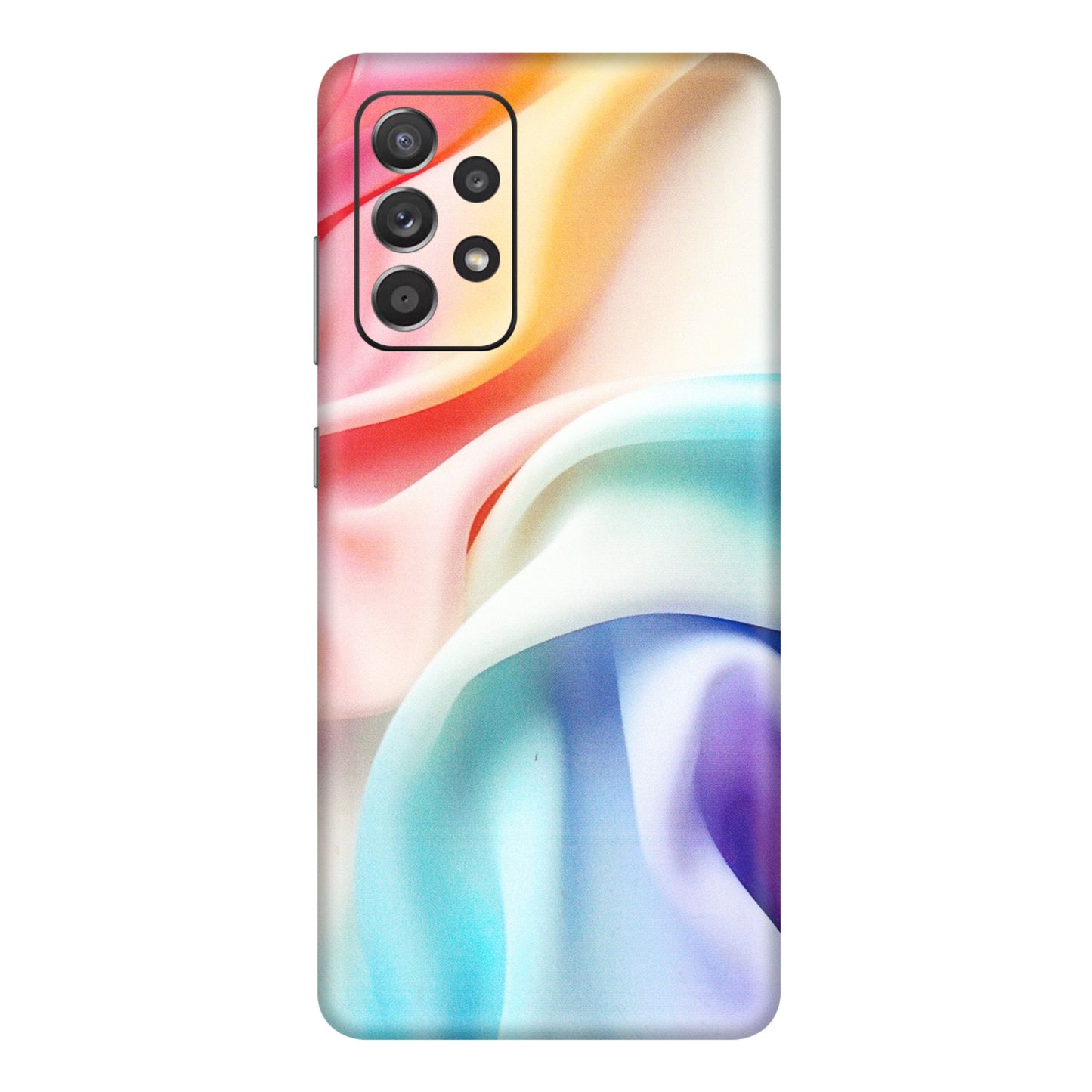 Samsung A/S Series Phone Skins (All Models) - Colourful Silk Cloth - Matte Finish (M-165) Samsung Galaxy A72