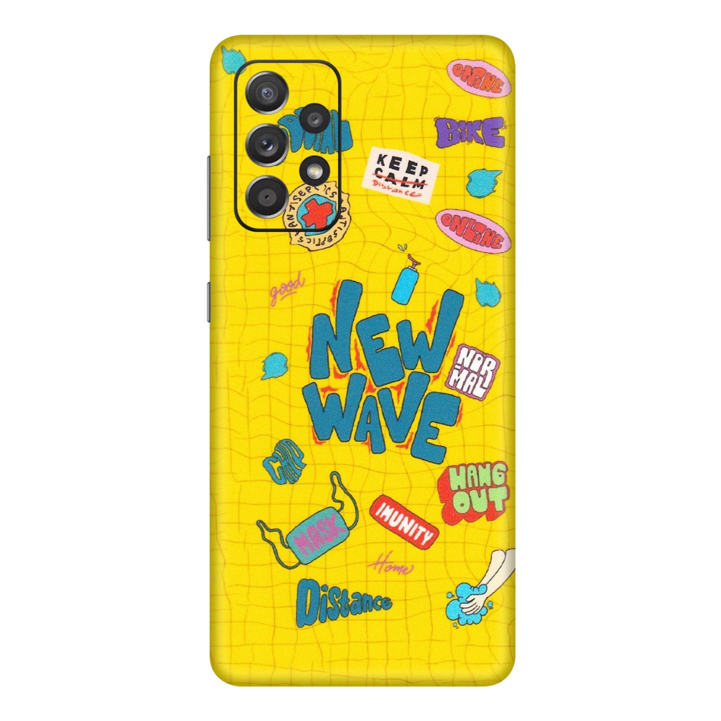 Samsung A/S Series Phone Skins (All Models) - New Wave Life - Matte Finish (M-17) Samsung Galaxy A72