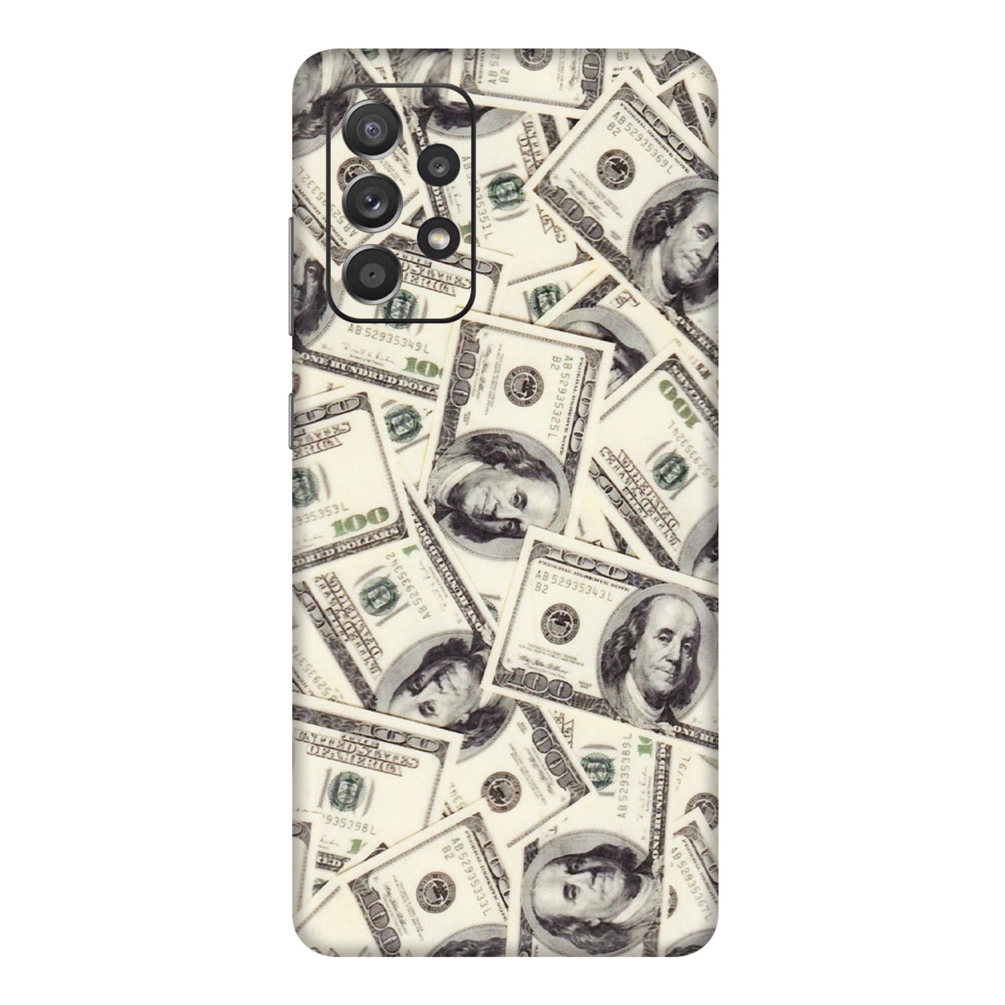 Samsung A/S Series Phone Skins (All Models) - Dollar Lover - Transparent Finish (T-17) Samsung Galaxy A72