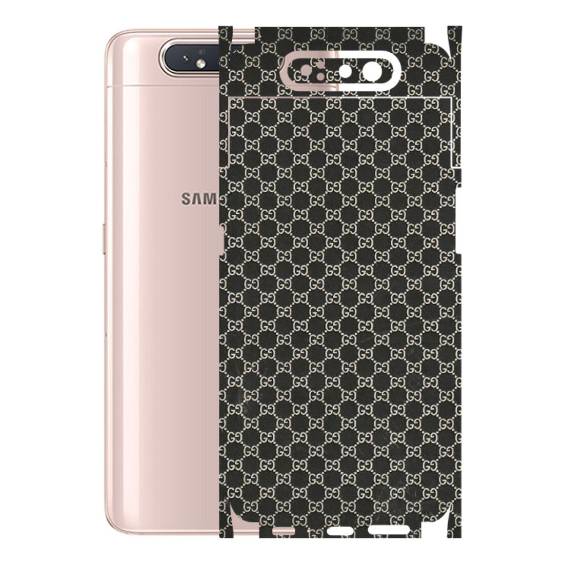 Samsung A/S Series Phone Skins (All Models) - Black G Print - 3D Embossed Finish (L-109) Samsung Galaxy A80