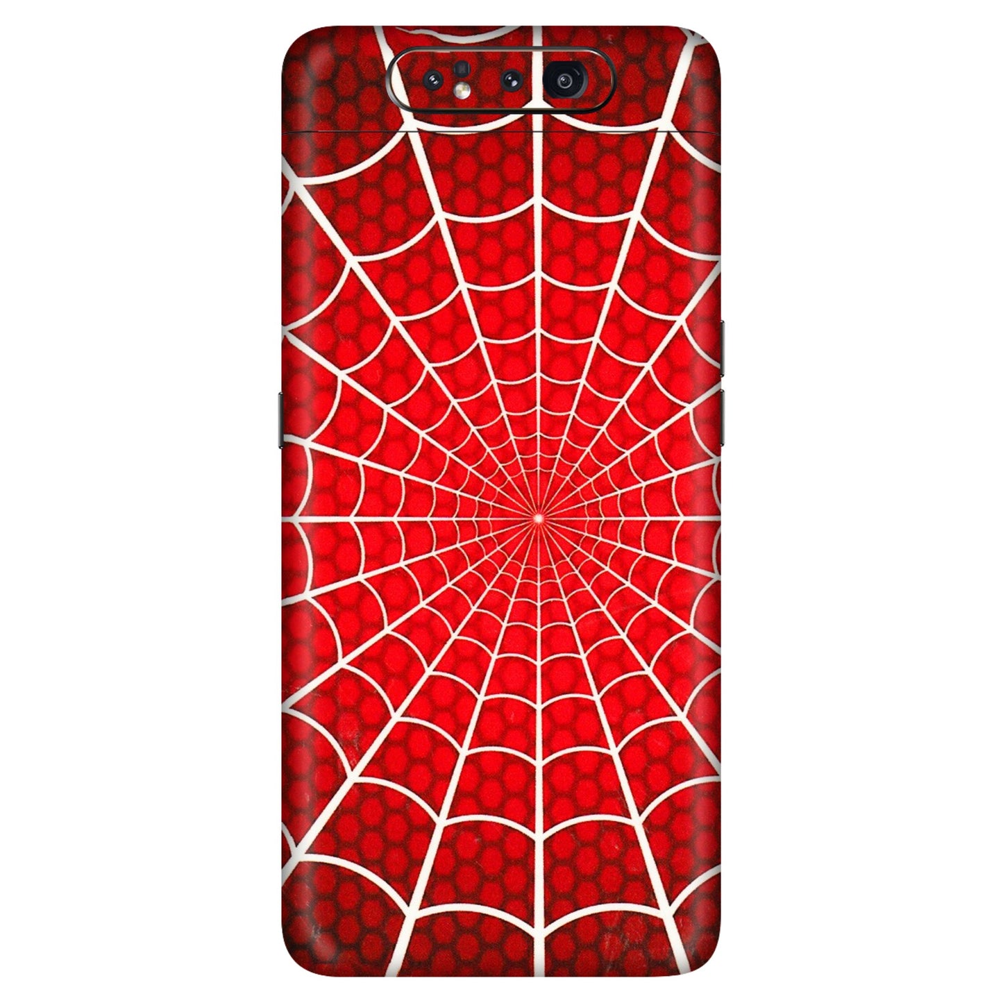 Samsung A/S Series Phone Skins (All Models) - Classic Spidey Web - 3D Embossed Finish (L-115) Samsung Galaxy A80