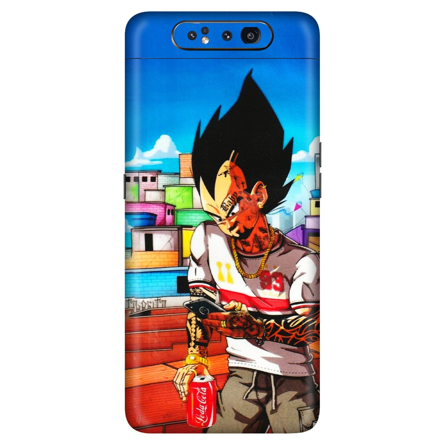 Samsung A/S Series Phone Skins (All Models) - Vegeta - 3D Embossed Finish (L-136) Samsung Galaxy A80