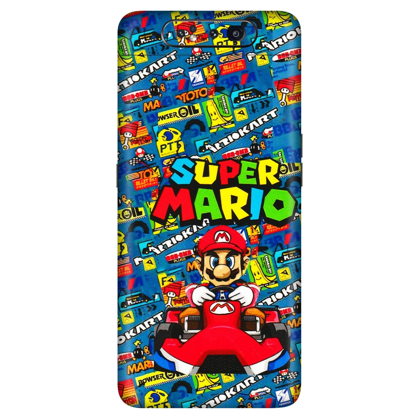 Samsung A/S Series Phone Skins (All Models) - Super Mario Kart - 3D Embossed Finish (L-140) Samsung Galaxy A80