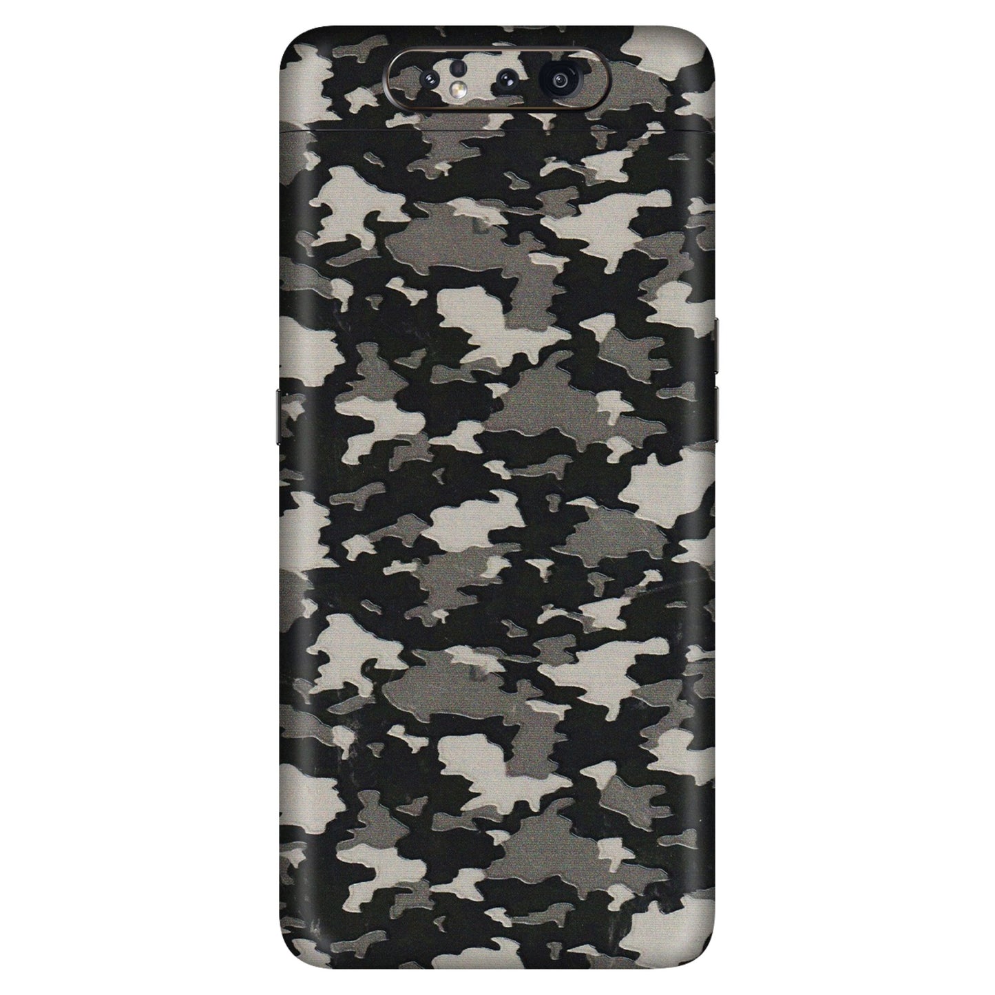 Samsung A/S Series Phone Skins (All Models) - Black/Grey Camoflaunge - 3D Embossed Finish (L-142) Samsung Galaxy A80